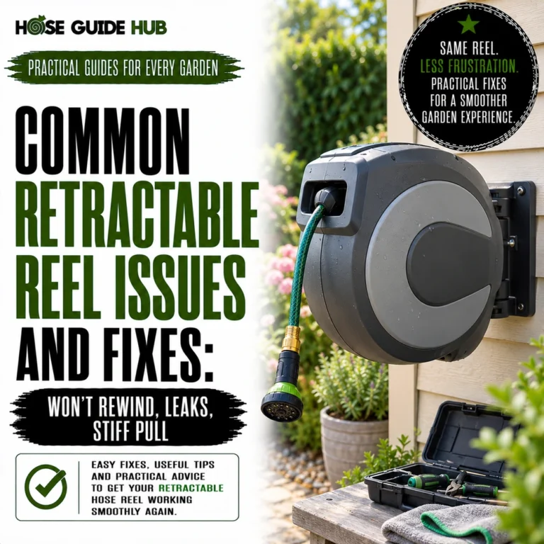 Common Retractable Reel Issues and Fixes Won’t Rewind, Leaks, Stiff Pull
