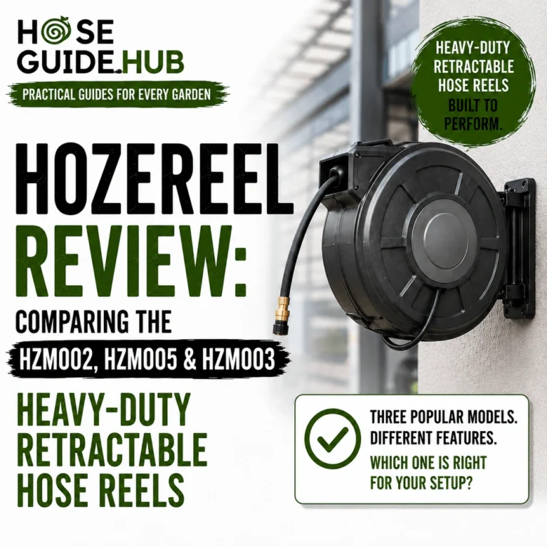 HOZEREEL Review - Comparing the HZM002, 005, and 003 Heavy-Duty Retractable Hose Reels