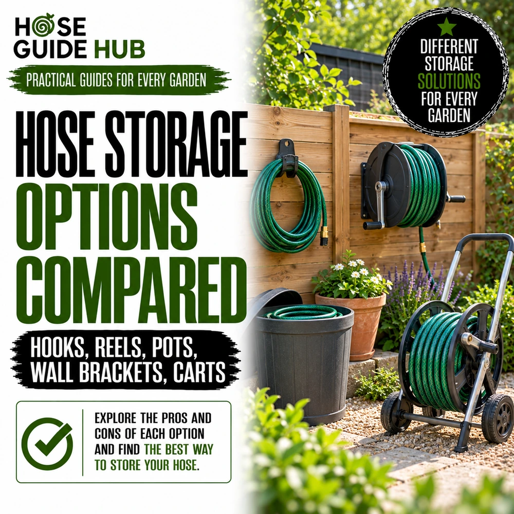 Hose Storage Options Compared Hooks, Reels, Pots, Wall Brackets, Carts