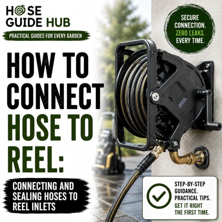 How To Connect Hose To Reel Connecting And Sealing Hoses To Reel Inlets