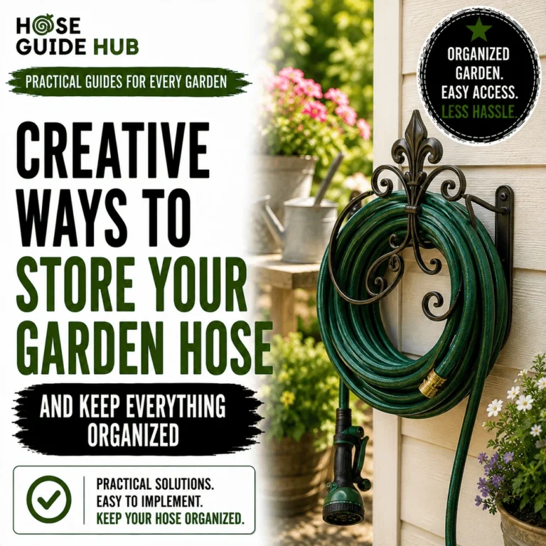 Creative Ways To Store Your Garden Hose And Keep Everything Organized