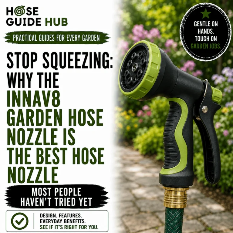 Stop Squeezing Why The INNAV8 Garden Hose Nozzle Is the Best Hose Nozzle Most People Haven’t Tried Yet