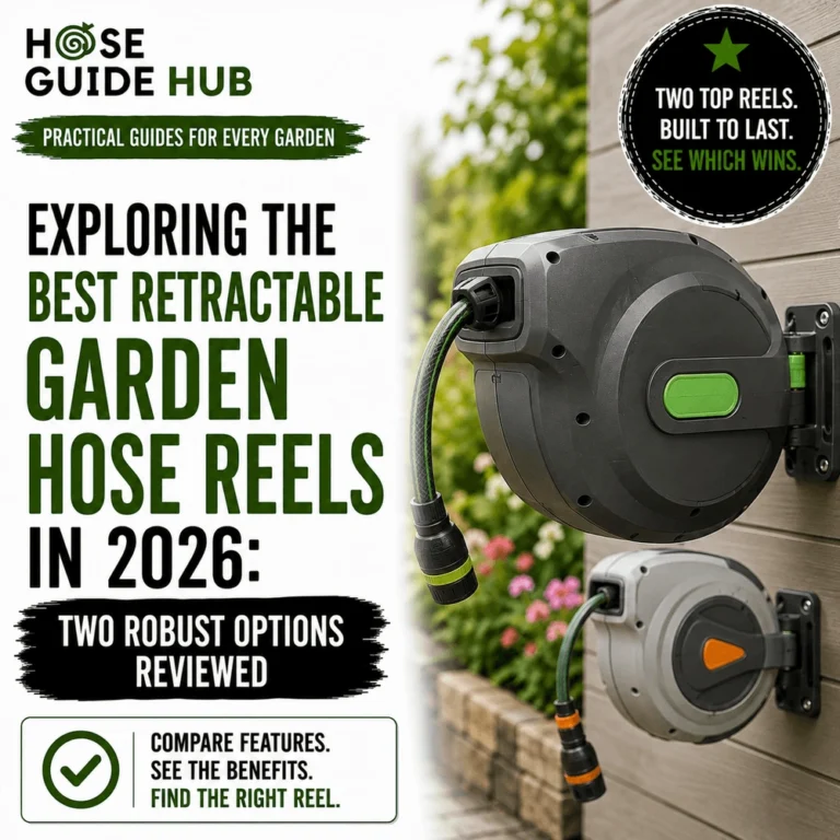 Exploring The Best Retractable Garden Hose Reels In 2026 Two Robust Options Reviewed