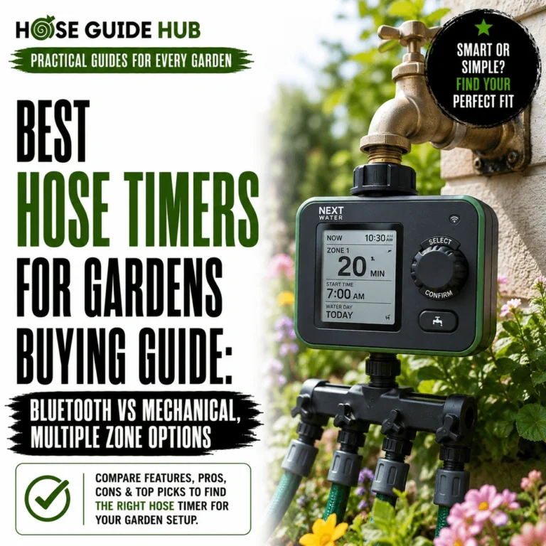 Best Hose Timers For Gardens Buying Guide Bluetooth vs Mechanical, Multiple Zone Options