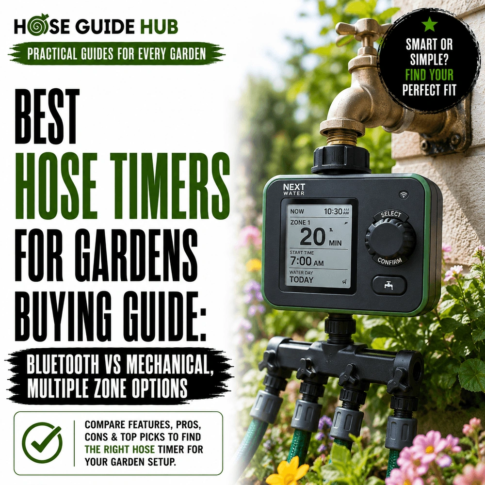Best Hose Timers For Gardens Buying Guide Bluetooth vs Mechanical, Multiple Zone Options