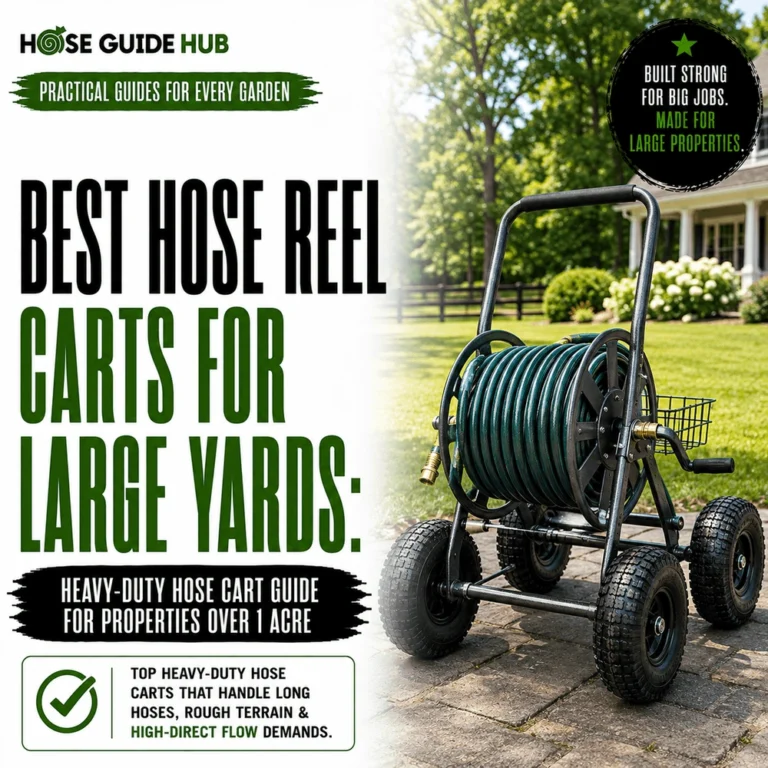 Best Hose Reel Carts For Large Yards Heavy-Duty Hose Cart Guide for Properties Over 1 Acre